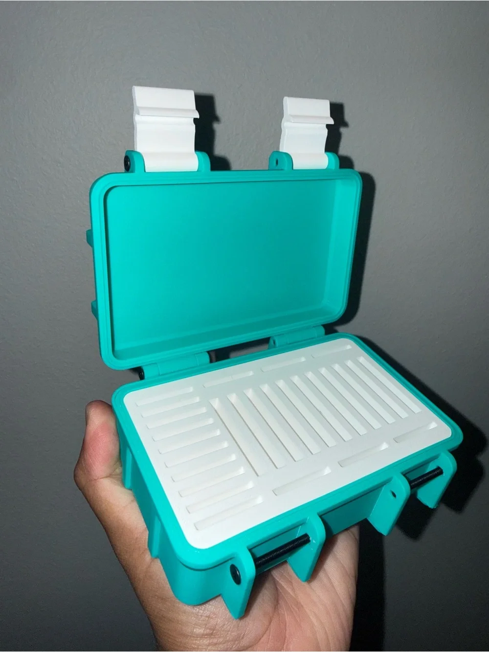 Turquoise sd card holder